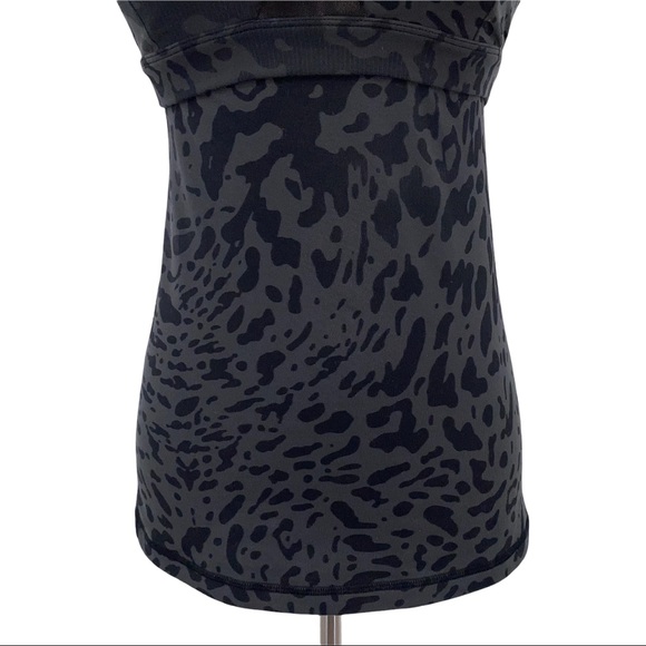 Lululemon Just Breathe Animal Print Strappy Tank, Size 4 - Picture 8 of 15